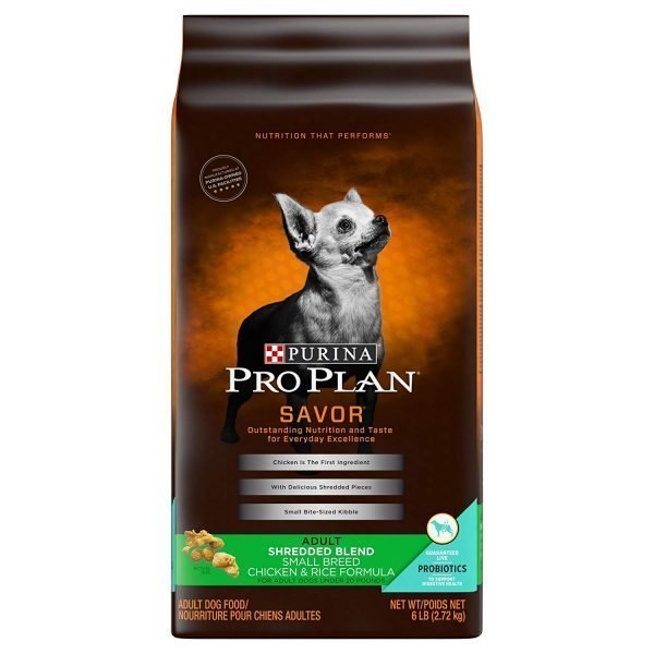 Purina Pro Plan With Probiotics Small Breed Dry Dog Food; SAVOR
