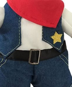 Hotumn Cowboy Dog Costume with Hat Dog Clothes Halloween Costumes for Cat and Small Dog(XS) 6