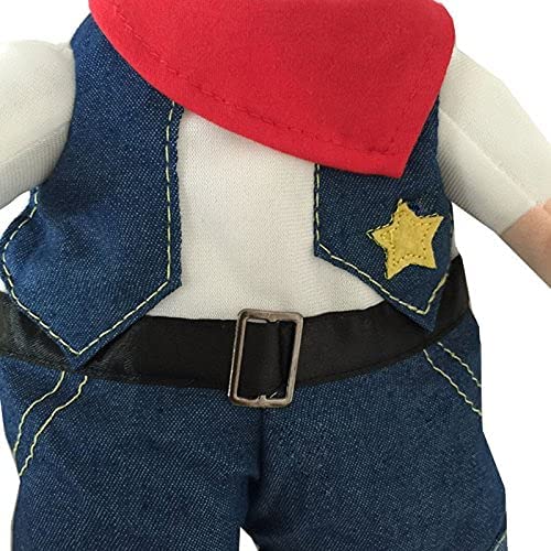 Hotumn Cowboy Dog Costume with Hat Dog Clothes Halloween Costumes for Cat and Small Dog(XS) 6