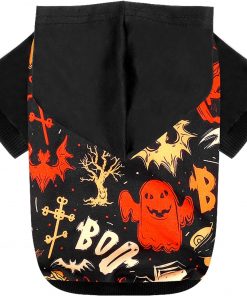 BOTEWO Halloween Pets Sweatshirt Pumpkin Puppy Costumes Autumn Winter Warm Hoodies 3