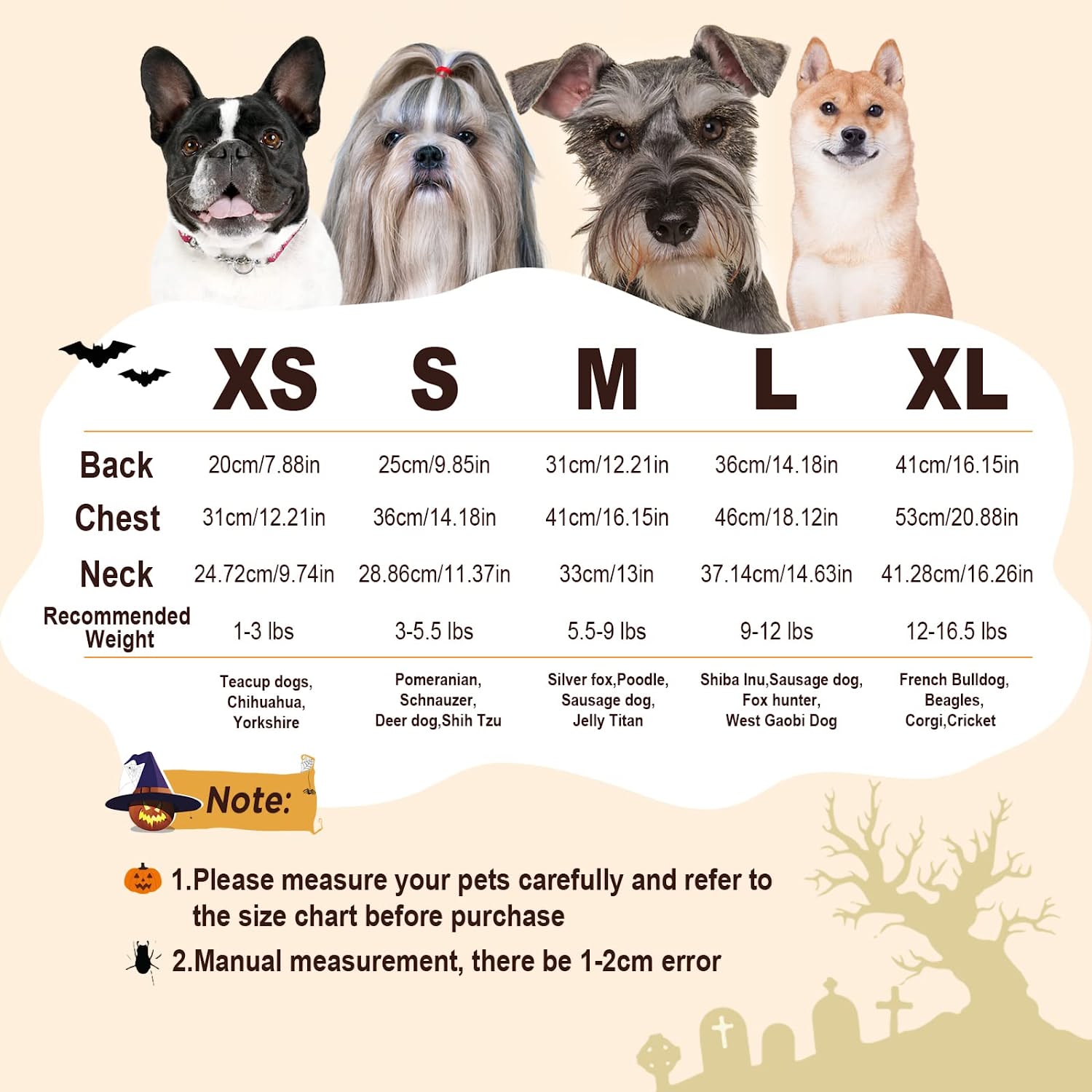 BOTEWO Halloween Pets Sweatshirt Pumpkin Puppy Costumes Autumn Winter Warm Hoodies 5