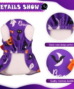 Dog Halloween Costumes Girl Dog Halloween Dress Stretchy Funny Dog Costumes Puppy Clothes 5