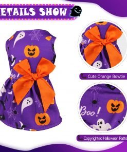 Dog Halloween Costumes Girl Dog Halloween Dress Stretchy Funny Dog Costumes Puppy Clothes 6
