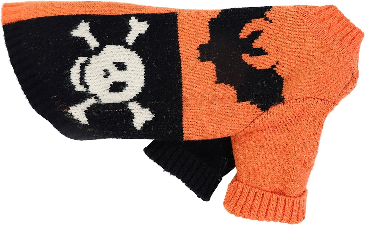 Fitwarm Spooky Dog Halloween Sweater for Small Dogs, Holiday Theme Costumes 5