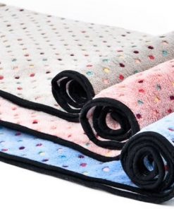 PAWZ Road Pet Dog Blanket Fleece Fabric Soft and Cute Pink S 5