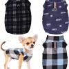 Dog Sweaters for Small Dogs, Puppy Fleece Vest with Leash Ring, Winter Warm Small Dog Clothes Girl Boy