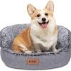 EMME Cats Bed Small Dog Bed 20in Donut Cat Bed Round Shape Dog Beds with Non-Slip Bottom Cozy