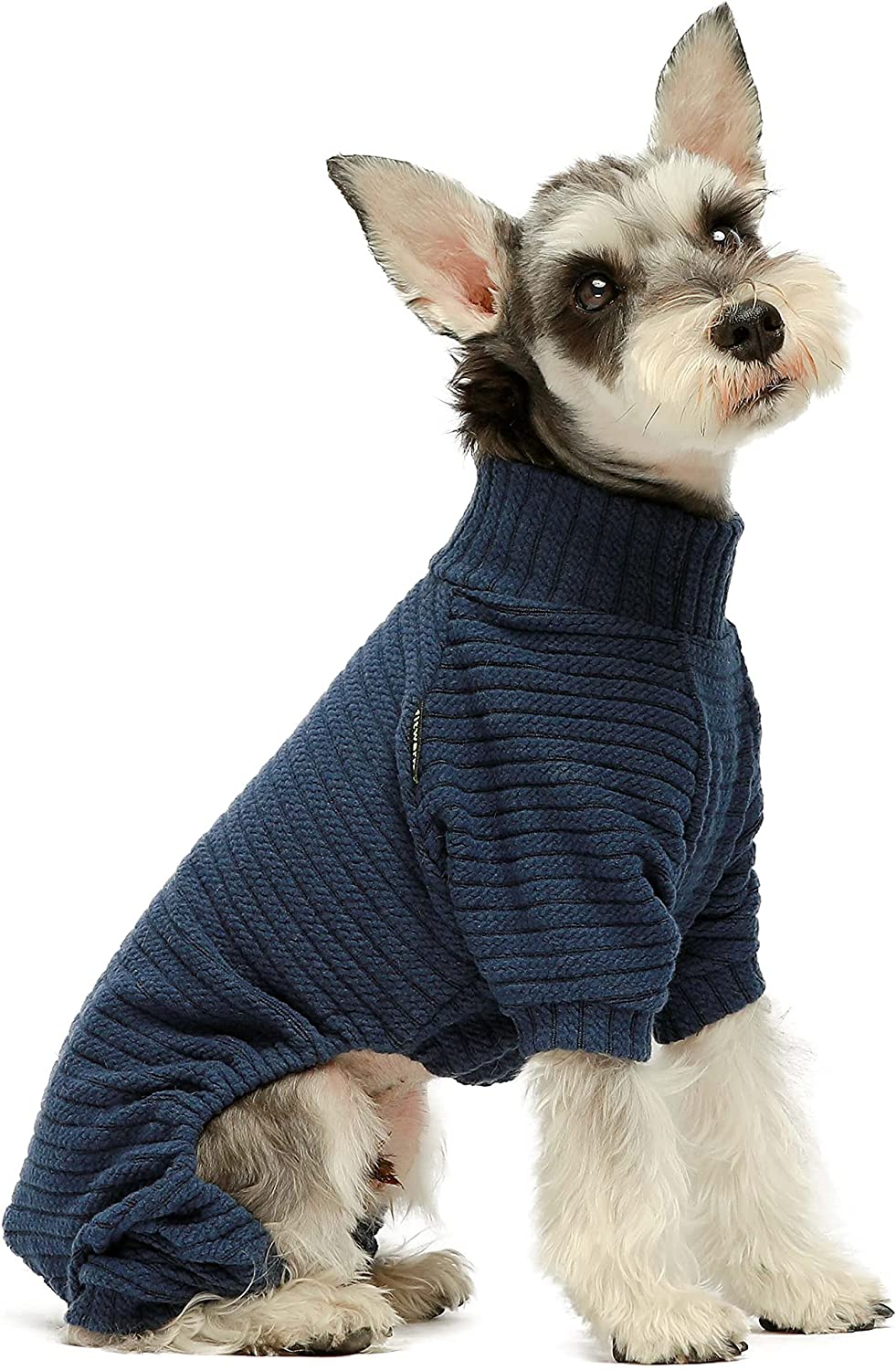 Fitwarm Turtleneck Knitted Dog Sweater Puppy Pajamas Thermal Doggie Winter Clothes Knitwear Pet Coats Cat Apparel 2