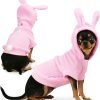 Frienperro Easter Rabbit Dog Costume, Dog Clothes for Small Dogs Girl Boy, Cotton Small Dog Hoodie