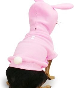 Frienperro Easter Rabbit Dog Costume, Dog Clothes for Small Dogs Girl Boy, Cotton Small Dog Hoodie 7