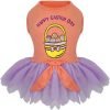 KYEESE Easter Day Dog Dress Dog Tutu Skirt with Tulle for Small Dogs Doggie Sundress Puppy Dress