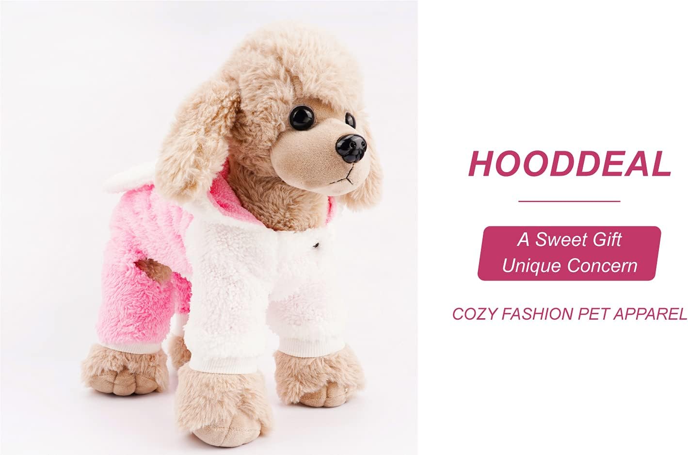 Loyalfurry Adorable Bunny Halloween Dog Costumes Dog Hoodie Jumpsuit Dog Coat Pet Dog Clothes (XS) 7
