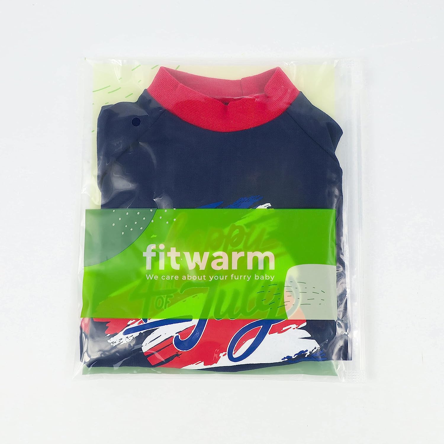 Fitwarm Happy 4th of July Dog Outfit, Holiday Dog Clothes for Small Dogs Boy, Fourth of July Pet Shirt, Patriotic Cat Costume, 100% Breathable Cotton 5