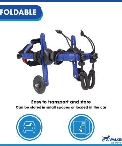 Dog Wheelchair - XS for Mini-Toy Breeds 2-10 Pounds - Veterinarian Approved - Dog Wheelchair for Back Legs 7