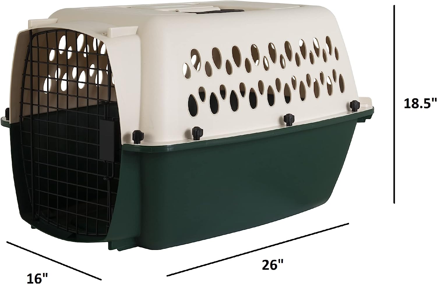 Petmate 21793 Ruffmaxx Travel Carrier Outdoor Dog Kennel, 360-degree Ventilation 3