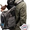Sherpa 2-in-1 Backpack Travel Pet Carrier, Airline Approved & Guaranteed On Board - Gray, Medium