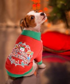 Christmas Dog Shirt Pet Dog Clothes for Small Dogs Boy Girl Holiday Chihuahua Yorkie Dog Outfit Apparel Xmas Puppy Clothing Cat Shirts for Cats Only Costume 6