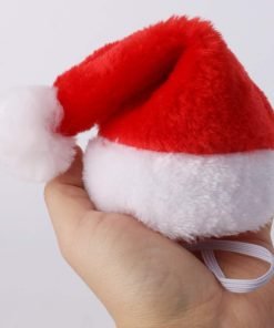 Mini Dog Santa Hat for Dog Christmas Hat (Red)