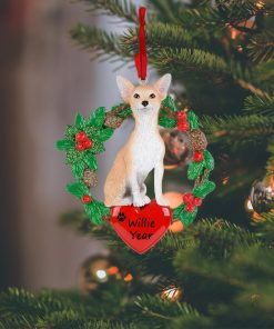 Personalized Chihuahua Christmas Ornaments - Personalized Dog Ornaments- 2023 Puppy Dog Ornament - Custom Name Dog Lover Gifts for Family Friends - Xmas 2