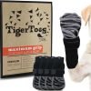 DOK TigerToes Premium Non-Slip Dog Socks for Hardwood Floors - Extra-Thick Grip That Works Even When Twisted - Prevents Licking, Slipping, and Great for Dog Paw Protection (XXS)