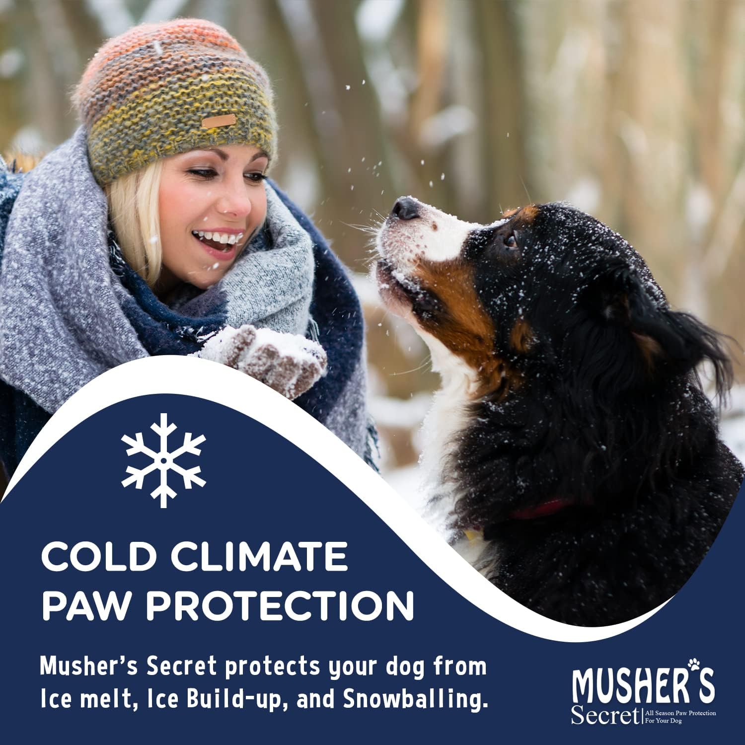 Musher's Secret Dog Paw Wax 200 g (7oz) - Moisturizing Dog Paw Balm that Creates an Invisible Barrier That Protects and Heals Dry Cracked Paws 3