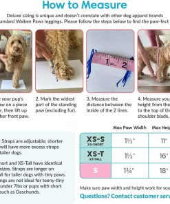 Walkee Paws New Deluxe Easy-On Stay-On Dog Boot Leggings, Seen on Shark Tank, Dog Snowboots for Winter, Rain, Wet & Snow, Chemicals, Never Lose a Boot Shoe or Sock Again (Black, XS Short) 4