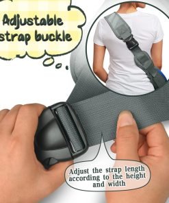 Dog Cat Sling Carrier, Adjustable Padded Shoulder Strap, with Mesh Pocket for Outdoor Travel (S - Up to 5 lbs, Light Purple - Grey) - 6