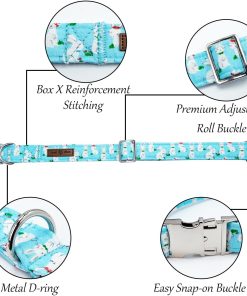 Lionet Paws Easter Dog Collar with Bowtie, Bunny Dog Bowtie Collar with Metal Buckle for Dogs and Cats, Adjustable Comfortable Dog Collar Girl Boy Gift，XXS, Neck 7-11 in 2