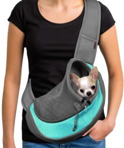 YUDODO Pet Dog Sling Carrier Breathable Mesh Travel Safe Sling Bag Carrier for Dogs Cats - 1
