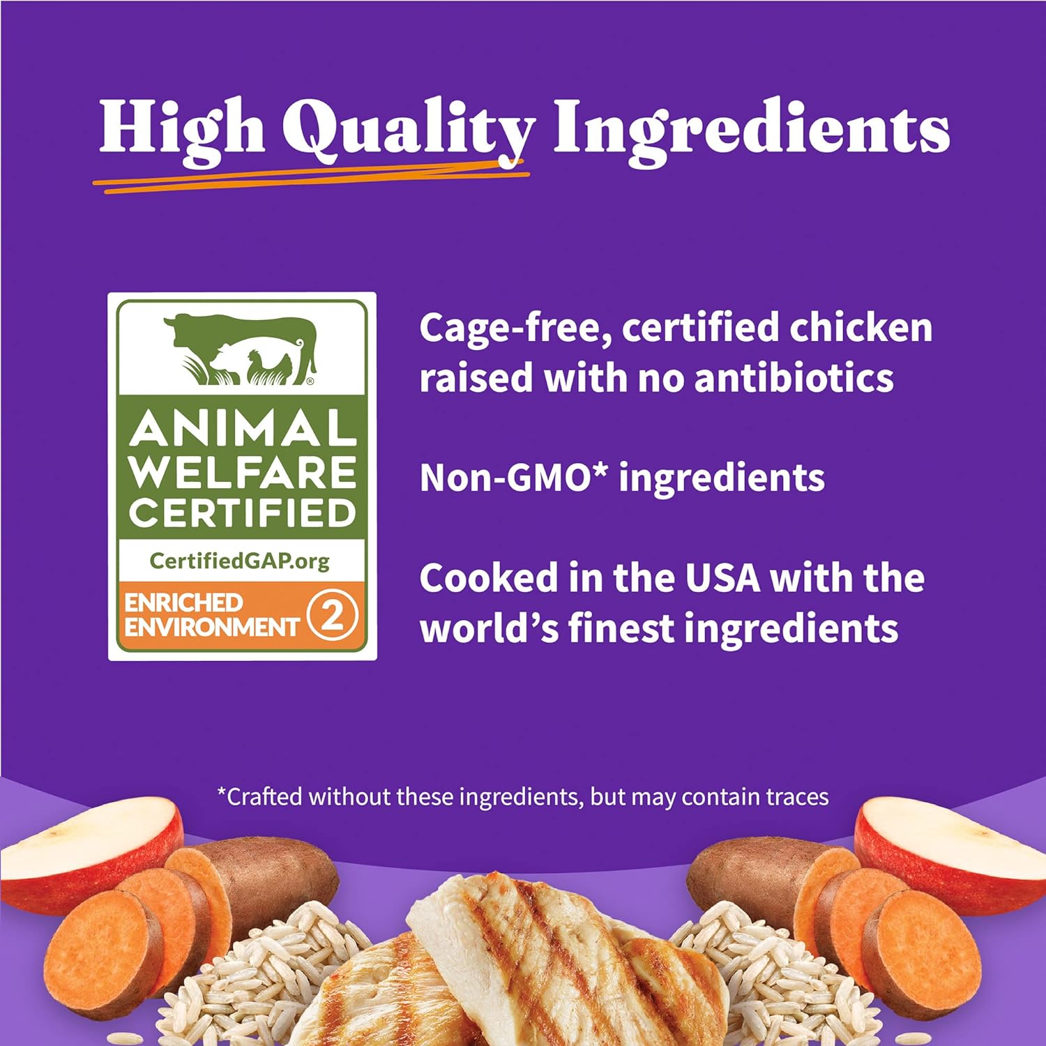 Halo Holistic Dog Food, Complete Digestive Health Cage-Free Chicken and Brown Rice Recipe, Dry Dog Food Bag, Small Breed Formula, 10-lb Bag 6