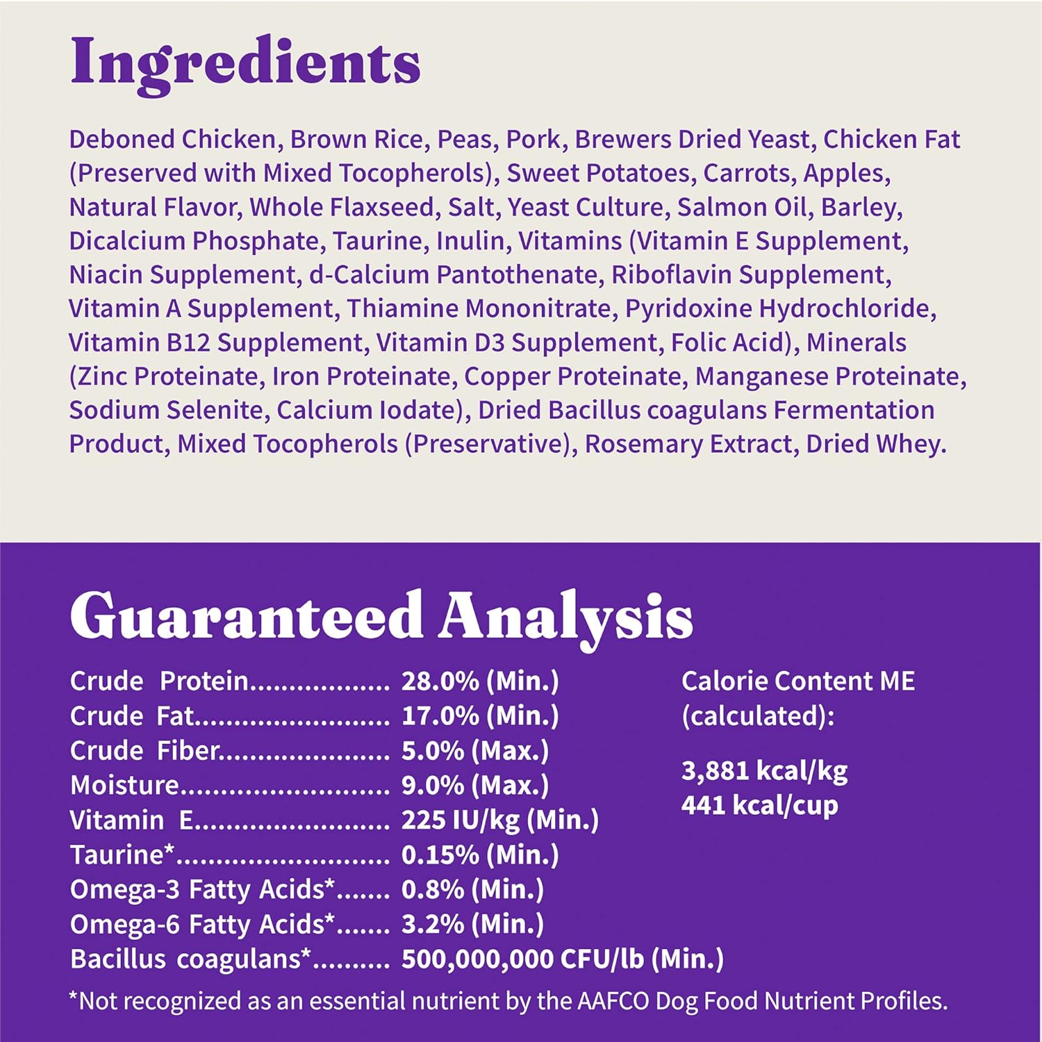 Halo Holistic Dog Food, Complete Digestive Health Cage-Free Chicken and Brown Rice Recipe, Dry Dog Food Bag, Small Breed Formula, 10-lb Bag 9