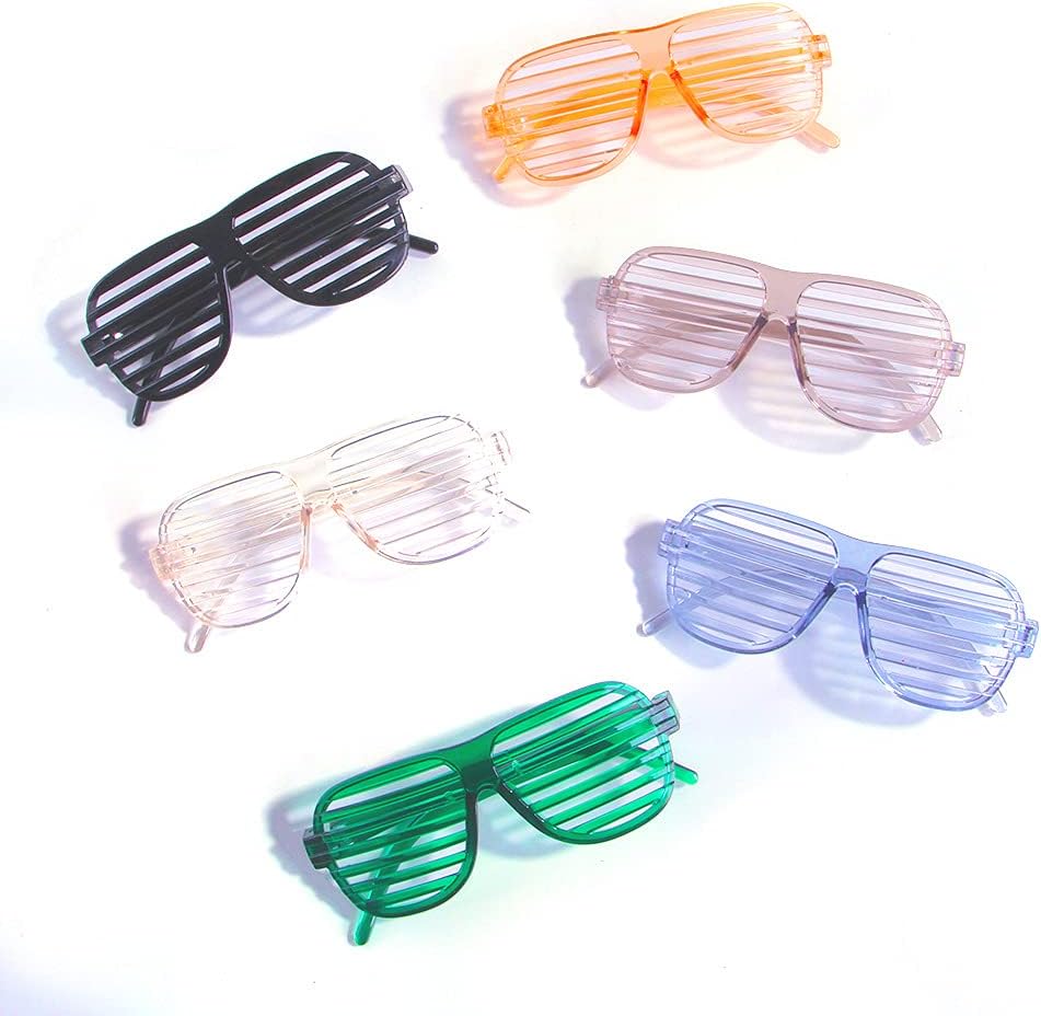 DPLUS Pet Goggles Sunglasses - Pack of 5 Latest Fashion Clear Square Cat-Dog Goggles - Classic Retro Circular Metal Circle Eye-Wear for Cat,Chihuahua or Small Dogs - 2