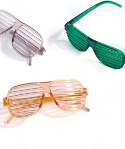 DPLUS Pet Goggles Sunglasses - Pack of 5 Latest Fashion Clear Square Cat-Dog Goggles - Classic Retro Circular Metal Circle Eye-Wear for Cat,Chihuahua or Small Dogs - 4
