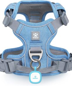 Pawaii Dog Harness for Small Dogs, Dog Harness with Pet ID Tag, No Choke Dog Harness, Adjustable Soft Padded Pet Vest with Easy Control Handle - 1