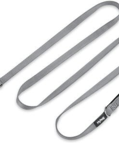 Hyhug Pets Strong and Lightweight Aviation Aluminium Clip with Adjustable Between 4 Feet and 6 Feet Leash with Tough Nylon and Soft Lined Handle for Small Dogs Lead - 1