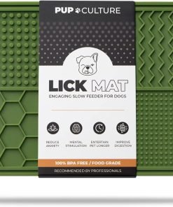Pup Culture Dog Lick Mat for Dogs, Feeding Pad for Anxious Pets Plus 4 Different Puzzles for mental stimulation for dogs - Supports Mental, Dental, and Digestive Health - 1