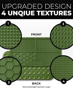 Pup Culture Dog Lick Mat for Dogs, Feeding Pad for Anxious Pets Plus 4 Different Puzzles for mental stimulation for dogs - Supports Mental, Dental, and Digestive Health - 2