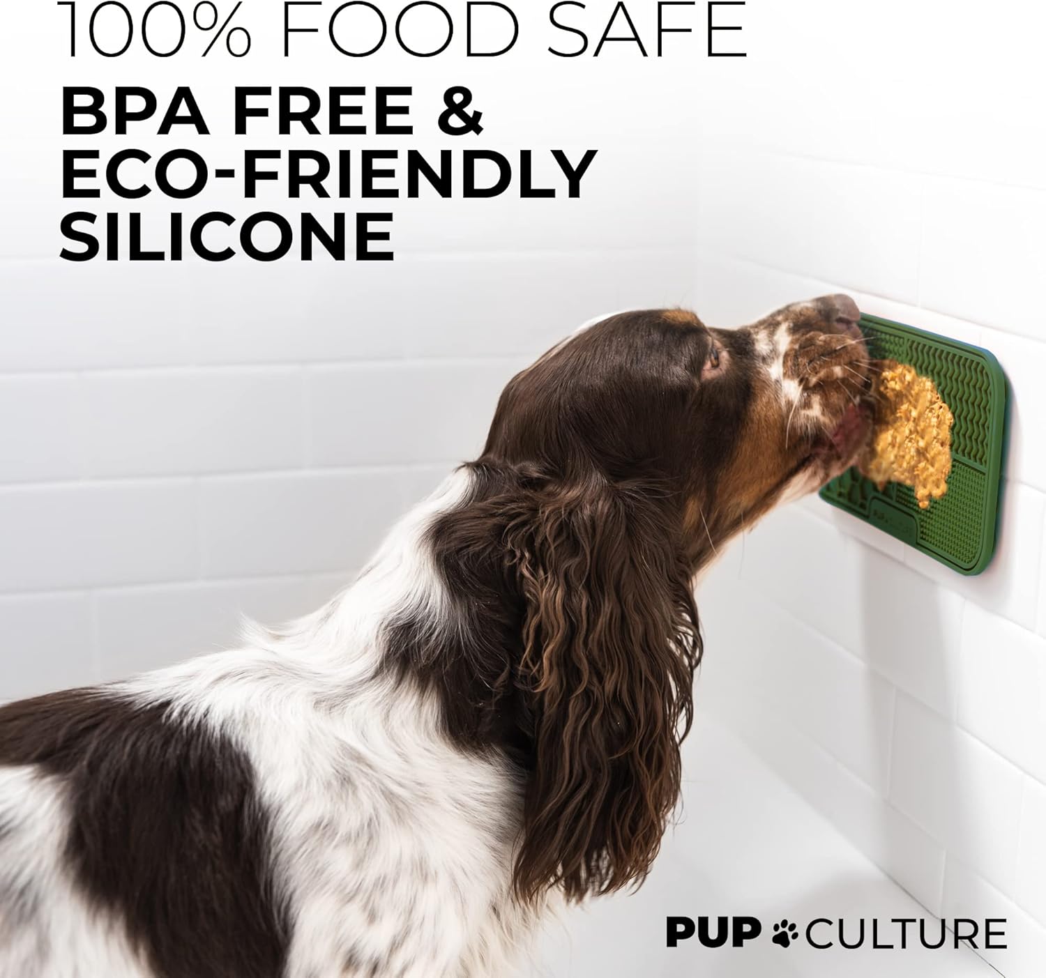 Pup Culture Dog Lick Mat for Dogs, Feeding Pad for Anxious Pets Plus 4 Different Puzzles for mental stimulation for dogs - Supports Mental, Dental, and Digestive Health - 3