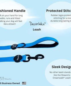 ShawnCo Dream Walk Dog Leash- Premium, Nylon Pet Leash with Soft Neoprene Handle for Small, Medium and Large Dogs - 4