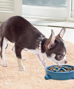 Vannon 2 Pack Slow Feeder Dog Bowls Non Slip Puppy Bowl Durable Dog Puzzle Feeder Bloat Stop Dog Food Bowls for Puppy and Small Dogs, BPA Free, 1 Cup - 8