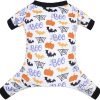 CuteBone Fleece Dog Halloween Pajamas Clothes Puppy Jammies Pet Apparel Cat Onesie for Chihuahua Yorkie Frenchies P310S - 1