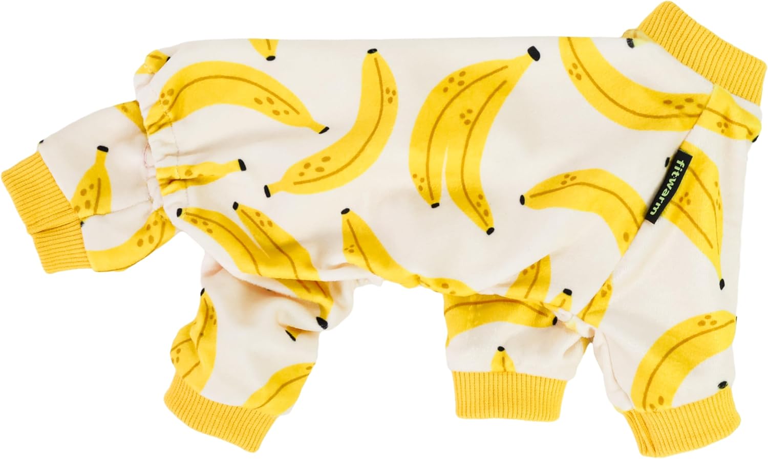 Fitwarm Banana Dog Pajamas, Warm Dog Onesie, Dog Clothes for Small Dogs Girl Boy, Lightweight Velvet Pet Jumpsuit, Cat Outfit, Beige, Yellow, Small - 3 Fitwarm Banana Dog Pajamas, Warm Dog Onesie, Dog Clothes for Small Dogs Girl Boy, Lightweight Velvet Pet Jumpsuit, Cat Outfit, Beige, Yellow, Small - 3