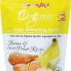 Grandma Lucy's Organic Oven Baked Dog Treats - Banana & Sweet Potato, 14 oz - 1