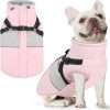 AOFITEE Small Dog Coat, Dog Winter Coat, Dog Coat with Harness Built in, Warm Dog Jacket with Zipper & Fleece Collar, Waterproof Dog Puffer Jacket Dog Sweater for Small Dogs - 1