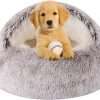 Dog Beds for Small Dogs, Cat Bed Cave, Washable Cute Cat Bed, Cozy Nook Pet Bed for Dogs or Cats, Anti-Slip Puppy Bed Fits up to 12 lbs Pets - 1