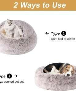 Dog Beds for Small Dogs, Cat Bed Cave, Washable Cute Cat Bed, Cozy Nook Pet Bed for Dogs or Cats, Anti-Slip Puppy Bed Fits up to 12 lbs Pets - 2