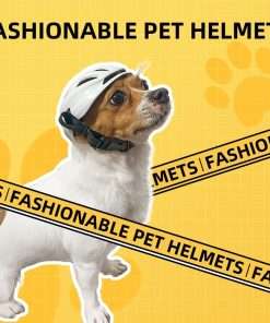 Small Medium Dog Helmet,Pet Helmet for Small Medium Dog Outdoor Driving Walking, Pet Helmets Cap with Adjustable Blet for Doggies Motorcycles, Medium - 7