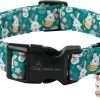 ARING PET Easter Dog Collar-Cute Green Easter Eggs Dog Collar, Adjustable Carrot&Rabbit Pet Collars Puppy Collar Gifts with Quick Release Buckle for Girl&Boy Dogs - 1