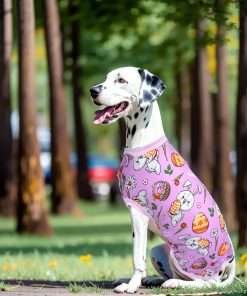 Easter Dog Shirts for XS Small Dog Girl Boy Male Female Cat Doggie Puppy Sleeveless Tank Top Tee Vest T Shirts Outfit Pack 2 - 8
