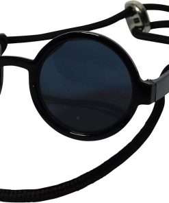 G016 Small Breed Dog up to 15lbs Pet Cat Round Tiny Sunglasses (Black) - 7